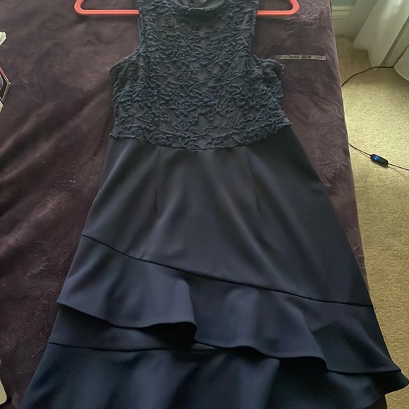 navy blue,large, lace, formal/prom/ homecoming dress - Picture 5 of 5
